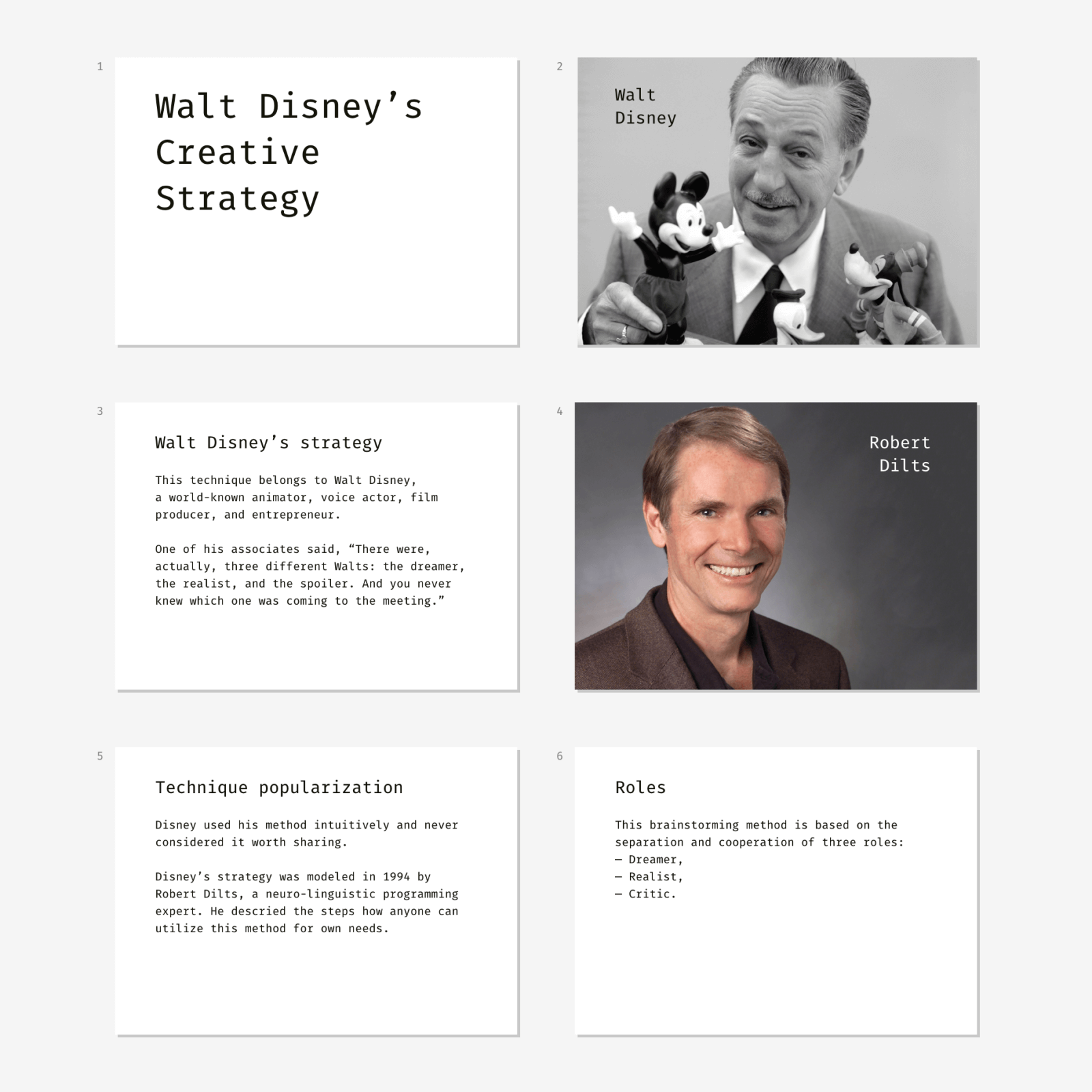 Disney Creative Strategy stages David Hodder
