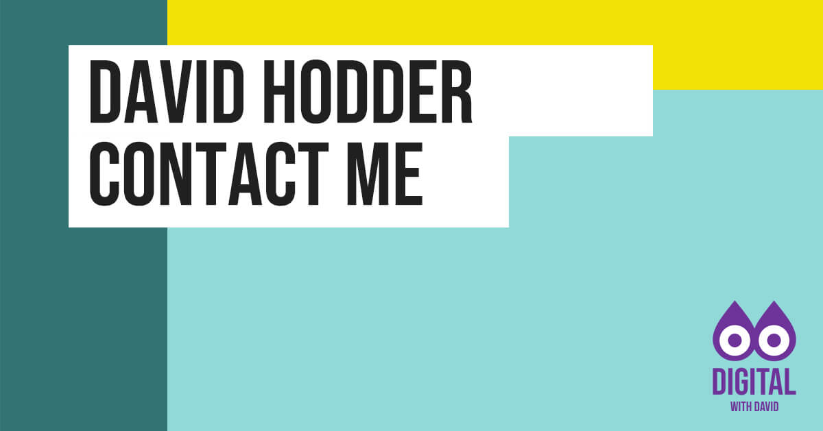 David Hodder - Contact Me
