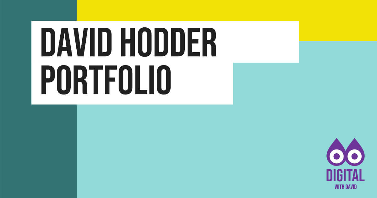 David Hodder Portfolio Banner