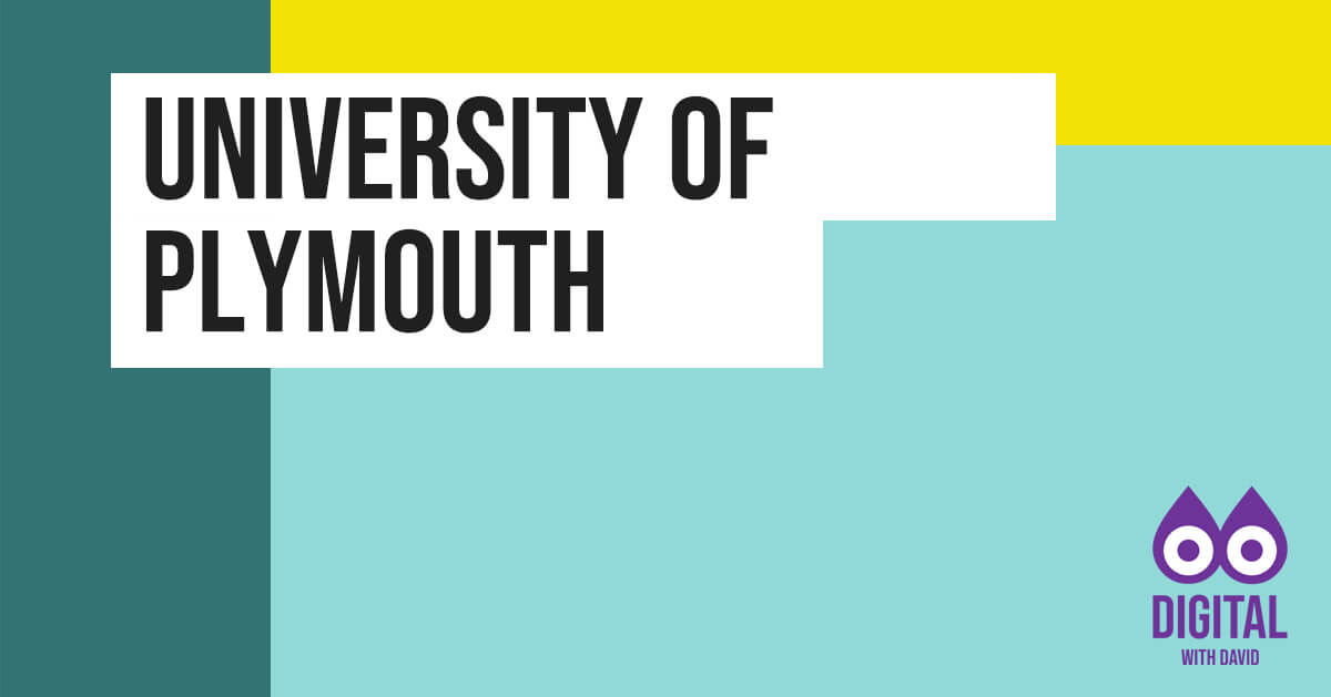 David Hodder - University of Plymouth Banner