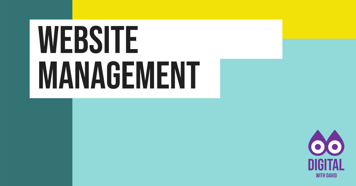 David Hodder - Website Management Banner