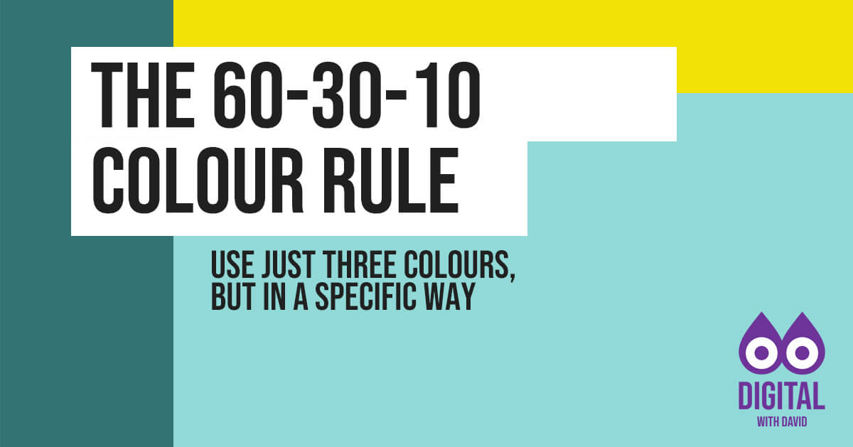 David Hodder - 60-30-10 Colour Rule